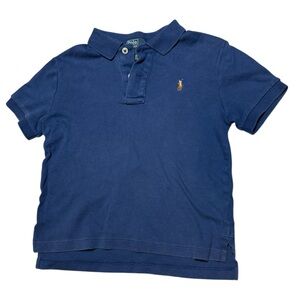 Polo Ralph Lauren Little Pony Blue Polo Shirt Boy’s Size 6 Short Sleeve